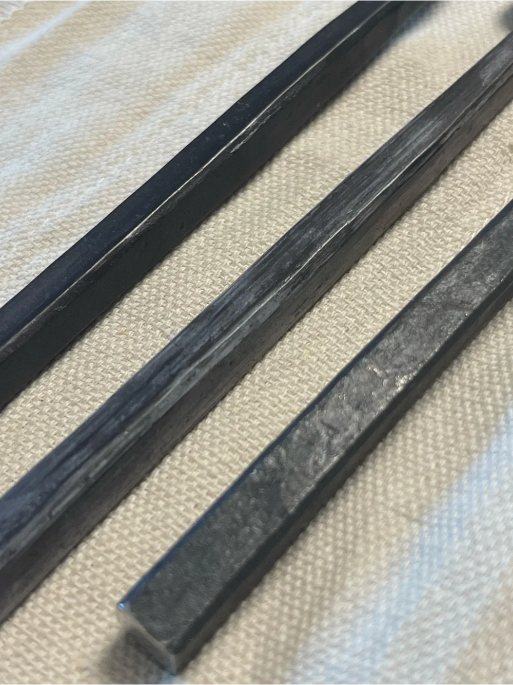 Inox Artisans Jason rustic black matte flatware utensils